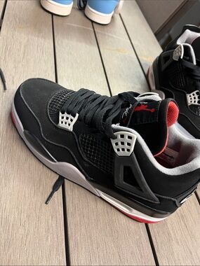 Jordan Men's Black/Red/White Retro Basketball Sneakers